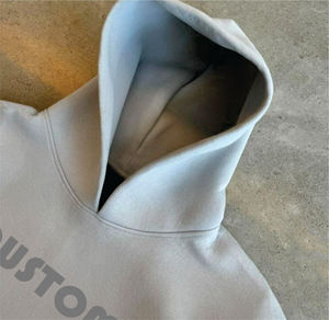 Custom HIGH <b>500</b> <b>GSM</b> Heavyweight Fleece Winter Set UNISEX Fleece <b>Hoodie</b> Regular Fit Streetwear - Product Image 3