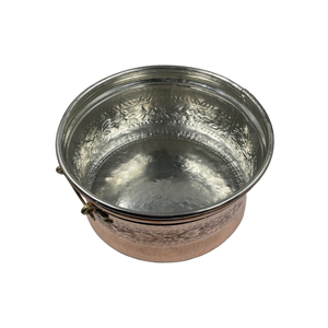 Premium Copper Foam <b>Bucket</b> with Special Design <b>Tin</b> Material Water <b>Bucket</b> for Foam Massage Different Patterns - Product Image 1