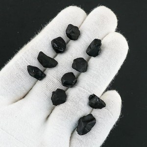 Natural Black Tourmaline Grade Rough Gemstone <b>Raw</b> <b>Crystal</b> For Jewelry Making Healing Stone Loose High Quality - Product Image 2