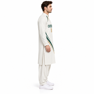 Custom <b>Men's</b> Sublimation <b>Shalwar</b> <b>Kameez</b> Sports Uniform OEM Traditional Pakistani Wear - Product Image 3