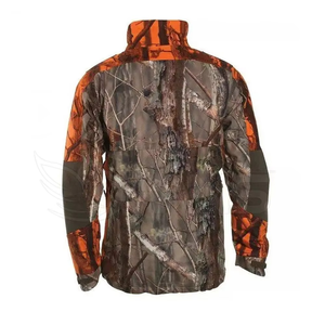 Veste de chasse d'extérieur camouflage à imprimé frontal, softshell imperméable unisexe à manches longues pour l'hiver - Product Image 2