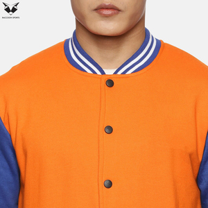 เสื้อแจ็คเก็ตวาร์ซิตี้แฟชั่นผู้ชาย ราคาขายส่ง ผู้จัดจำหน่ายที่ดีที่สุด คุณภาพพรีเมียม บริการ OEM ผลิตภัณฑ์ระบายอากาศได้ดี เสื้อแจ็คเก็ตสำหรับสวมใส่ภายนอก - Product Image 6