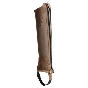 Chaps d'équitation pour femmes et hommes, en cuir/PU, avec logo personnalisé, couleur personnalisée, haute qualité, service OEM, pour l'extérieur - Product Image 3