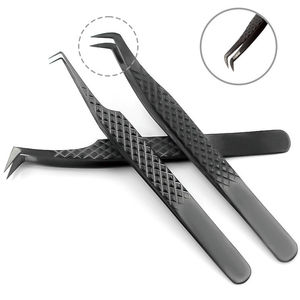 Pince à épiler professionnelle en acier inoxydable pour extensions de cils, anti-magnétique, instrument de beauté à prix compétitif - Product Image 3