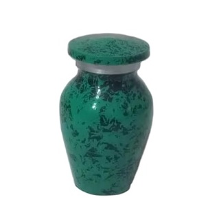 ของชำร่วยทองเหลืองขนาดเล็กสำหรับขี้เถ้าของมนุษย์สีโกศขนาดเล็กสวยงามพร้อมกล่องใส่โกศทำด้วยมือ - Product Image 3