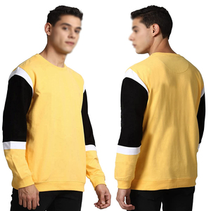 Regular Men Custom Crew Neck Sweater Long Sleeve Sweat Shirts Thick Fleece Blank Sweatshirt For Man - Product Image 3