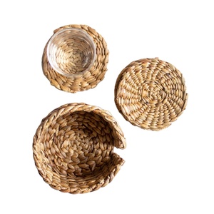 Nouvellement ajouté naturel mer herbe sous-verres tapis de Table décoratif mariage napperon décoration de Table en osier décoration de Table en osier - Product Image 1