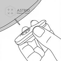 8.2 MHz EAS Tag Keamanan Anti-Pencurian Kunci Magnetik Plastik ABS Tahan Lama Putih 48x42mm Penggunaan di Pusat Perbelanjaan Ritel Anti-Pencurian Barang