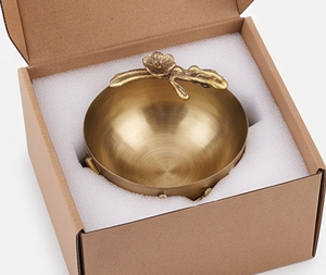 Elegant Gold Plated Floral Decorative <b>Bowl</b> Perfect For Salad Fruit Nuts Ideal <b>Metal</b> <b>Bowl</b> For Hotel Dining Table And Wedding Deco - Product Image 6