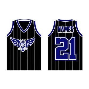 Camiseta de Voleibol Personalizada Negra y Morada sin Mangas con Rayas, Uniforme de Equipo Sublimado, Camiseta Deportiva con Nombre y Número Personalizados - Product Image 6