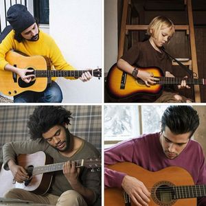 3 jeux de 6 médiators de guitare en acier cordes de rechange pour guitare acoustique pour 1st-6th Tuning Accessoire d'instrument de musique - Product Image 3