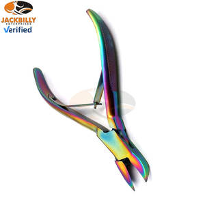 Coupe-ongles professionnel en acier inoxydable pour pédicure, coupe-ongles de pieds, outil pour ongles incarnés, effet caméléon arc-en-ciel, pour bébé - Product Image 4