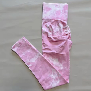 Wholesale Best Quality Pink Scrunch <b>Bum</b> Gym <b>Leggings</b> High Waisted <b>Shaping</b> Fit Push Up Yoga Pants - Product Image 2
