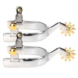 Espuelas Ecuestres de Alta Calidad para Botas de Vaquero, Acero Inoxidable, Personalización Aceptada, Color Sólido - Product Image 5