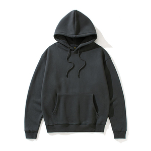 เสื้อฮู้ดแบบสวม Unisex ผ้าฟลีซโพลีเอสเตอร์ 100% มีกระเป๋า ระบายอากาศ แห้งเร็ว แฟชั่นฤดูหนาว รับผลิตแบบ OEM - Product Image 2