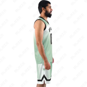 Blaze Fight Wear Basketball Uniforme Unisexe Adulte Haute Qualité Personnalisable Respirant Basketball Jersey Shorts Plus La Taille - Product Image 5
