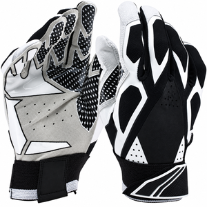 New Design Top Selling High Quality Breathable Adult Men Baseball Batting Gloves Leather Eco-Friendly Custom Logo - Product Image 4