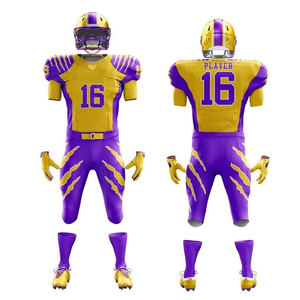 High Quality Breathable Fully Sublimated American Football Uniforms Custom Durable Printed Design Custom Colors Logo Short - Product Image 2