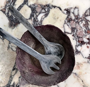 Fabriqué en Inde, respectueux de l'environnement, compatible lave-vaisselle, ustensiles à salade pour la cuisine à domicile, fabriqué en Inde - Product Image 2