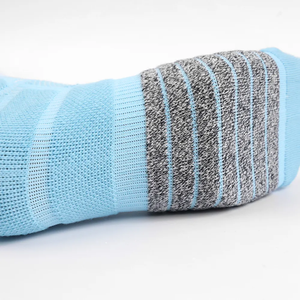 Custom <b>White</b> Anti-Slip Grip Athletic Shin Pad Breathable Eco-Friendly Crew Pro Football <b>Socks</b> Soccer Training Performance Yoga - Product Image 5