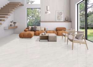 Azulejos de porcelana con acabado de piedra de diseño brillante, tamaño 800x1600, 1200x1800, 750x1500 mm, azulejos de gran formato para interiores de lujo. - Product Image 2