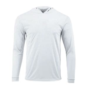 Hombres Sun Skin Protection T-Shirt Sudadera con capucha de manga larga al aire libre de poliéster con capucha - Product Image 1