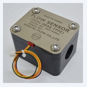 Débitmètre hydraulique numérique DGT-020AI / DGT-020SI, capteur de débit à engrenages ovales, aluminium / acier inoxydable, filetage interne PT 3/4 - Product Image 2