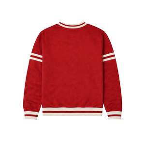 Kappa Alpha Psi Phi Nu Pi Krimson Chenille Crewneck True Size Premium Fleece Embroidered Greek Letter Crest Fraternity Apparel - Product Image 5