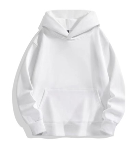 Unisex <b>Oversized</b> <b>Long</b> Fleece <b>Hoodie</b> 100% Cotton Digital Printed Casual Loose Fit Winter Breathable - Product Image 2