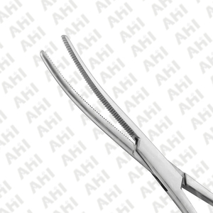 Pinces à artères courbées et droites en acier inoxydable de haute qualité AHI, hémostatiques, à verrouillage manuel, réutilisables, pour chirurgie générale - Product Image 2