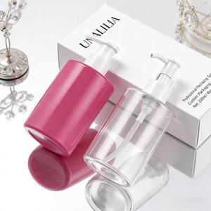 250ml 8oz PET Plastic Cylinder <b>Pump</b> <b>Bottle</b> for Sunscreen Cream Lotion Skincare Custom Packaging - Product Image 1