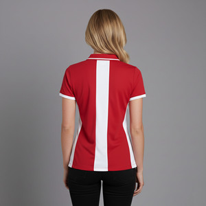High quality Summer casual wear 100% cotton women's Polo Shirt Quick Dry Anti-Pilling Short Sleeve comfortable ladies polo shirt - Product Image 2