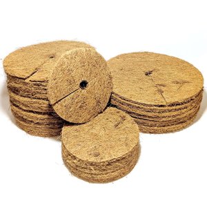 <b>Cheap</b> cost coco fiber plant cover <b>ring</b> natural weedmat coir mulch mat preventing weed germination - Product Image 1