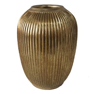 Metal Decoratives flower Vases With Antiqing finishing Or living Rooms - Product Image 1