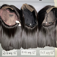 Extensions de Cheveux Humains Vierges Vietnamiens de Qualité Supérieure HD pour Perruques, Couleur Personnalisable, Cheveux Bruts, Grade 12A, Lisses et Soyeux, Faits à la Machine