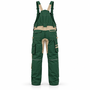 Salopette de travail pour hommes, personnalisable, avec genouillères renforcées, multiples poches pour outils, uniforme de chantier, salopette de charpentier - Product Image 3