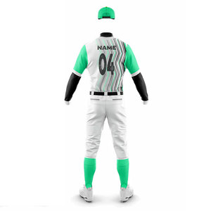 Diseña Tu Propio Uniforme de Béisbol Sublimado 100% Poliéster para Adultos, Talla Grande, Transpirable, para Entrenamiento y Club - Product Image 3