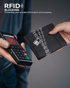 Carteras de Cuero Genuino para Hombre, Duraderas, Elegantes y Ligeras, Diseño de Logotipo Personalizado, Fabricadas en Fábrica, Plegables con RFID, Precio al por Mayor - Product Image 3