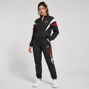 Women Windbreaker Tracksuit Windproof <b>Lightweight</b> Sports <b>Jacket</b> Pants Set Comfortable <b>Running</b> Walking Travel Clothing - Product Image 4