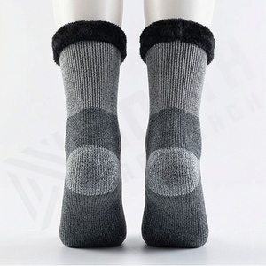 Mens Merino Wool Hiking <b>Socks</b> Thermal Warm Winter Crew Thick Cushion <b>Boot</b> Work Gift Outdoor Trekking Soft Fit Wear Customized - Product Image 2