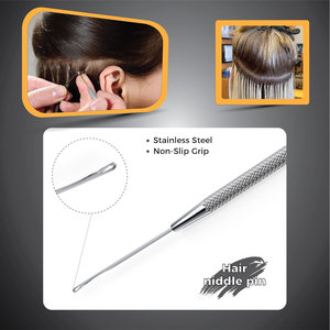 Outils professionnels pour extensions de cheveux et kit d'extensions pour extensions à micro-anneaux et micro-liens, ensemble complet avec ouvre-perles - Product Image 5