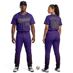 Camiseta de béisbol para jóvenes y adultos, transpirable, tela suave, costuras duraderas, estilo clásico de equipo, para softbol. - Product Image 2