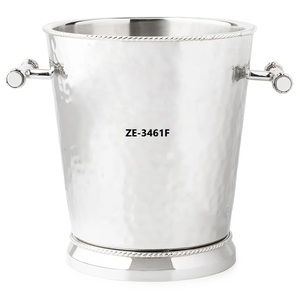 ZAHID EXPORTS Aluminium Ice Bucket Eco-Friendly Handmade Metal Handicraft Modern Design <b>Mirror</b> Finish Christmas Home Restaurant - Product Image 4