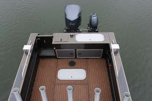 Venta al por mayor de barco deportivo de lujo Kinocean de 21 pies de alta velocidad con motor fuera de borda para pesca en charters y actividades al aire libre en lagos. - Product Image 5