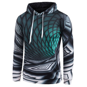 Sweat-shirt unisexe en polaire personnalisé OEM avec impression par sublimation, style streetwear, éco-responsable, à épaules tombantes, vierge, en gros - Product Image 1