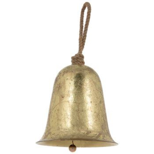 Mini Gold Christmas Hanging <b>Bells</b> Vintage Style <b>Small</b> Metal Craft <b>Bells</b> With Jute Rope Festive Xmas Tree Ornaments & DIY Decor - Product Image 3