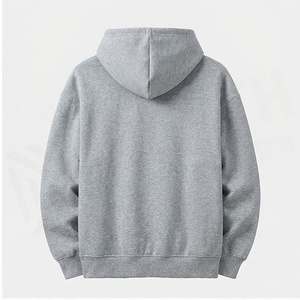 Sweat-shirt à capuche gris pour homme North Approach, coupe classique, en coton French Terry, avec poche avant, décontracté, pour l'automne - Product Image 2