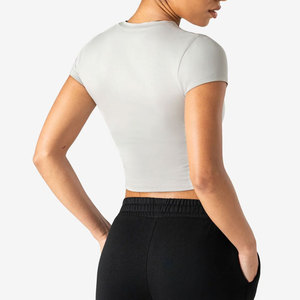 Camiseta Deportiva Corta para Mujer, Diseño Personalizado, Venta de Fábrica, al por Mayor, Secado Rápido - Product Image 5
