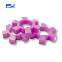 Couplages d'arbre en polyuréthane flexible, personnalisables, OEM, écologiques, pour usage industriel, avec inserts d'araignée amortisseurs à anneau élastique