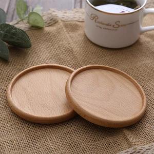 Handmade Natural <b>Wooden</b> <b>Slice</b> coaster Set Bohemian Design Custom Size Eco-friendly Washable Non-Toxic Home Decor - Product Image 3